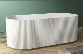 Акриловая ванна Abber 170х80 AB9325-1.7, отдельностоящая, Белая глянцевая