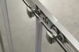 Душевая дверь BelBagno UNIQUE 170 см, UNIQUE-BF-2-170/200-C-Cr, профиль Хром, стекло Прозрачное