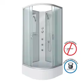 Душевая кабина Niagara Classic 90х90х200 NG-3301-14BKG средний поддон, с гидромассажем, 33011424BKG