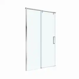 Душевая дверь BelBagno SOFT_CLOSE-1-BF-1-130-C-Cr стекло прозрачное, профиль Хром