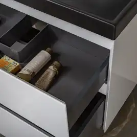 Тумба с раковиной AVS Гармония 100 белая, N821-07-1000WG-02-1010BM