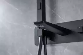 Смеситель для ванны с душем Allen Brau Infinity 5.21007-31 встраиваемый, с внутренней частью, Черный матовый