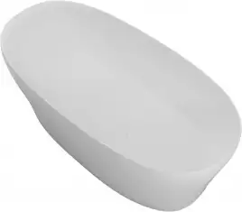 Ванна из искусственного камня Allen Brau 170x80 Solid Stone Krion Neo 2.35001.21, белая матовая