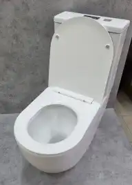 Унитаз напольный Ceramalux TR2176-1 TORNADO, безободковый (Система смыва торнадо)