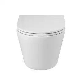 Подвесной унитаз CEZARES LINER CZR-38083-49-TH-TOR/SC, со смывом TORNADO, с сиденьем микролифт