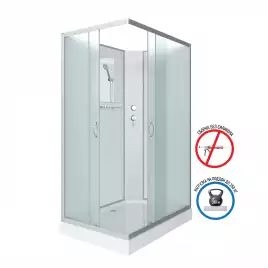 Душевая кабина Niagara Classic 100х80х200 NG-43085-14QBK низкий поддон, без гидромассажа, 430853QBK