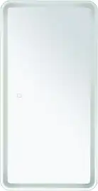 Зеркальный шкаф Aquanet Оптима 40 с LED подсветкой, 357143