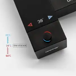 Гигиенический душ со смесителем Gappo G7207-60 встраиваемый, Черный матовый