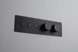 Смеситель для ванны с душем Allen Brau Liberty 5.33003-31 встраиваемый, с внутренней частью, Черный матовый