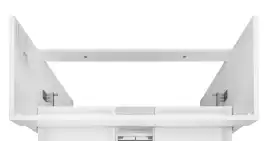 Тумба с раковиной Azario KANTRI 80/1Н CS00097256, напольная+двери с раковиной Фостер 80, белая