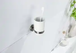 Стакан для ванной Aquatek Бетта AQ4604BGM, Оружейная сталь