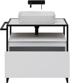 Тумба под раковину Allen Brau Priority 80 1.31002.WM белый матовый