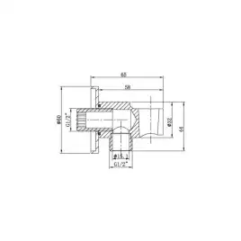 Шланговое подключение Vincea  VSC-31GM VSC-31GM, вороненная сталь