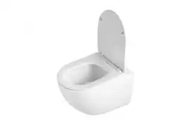 Подвесной унитаз Aquatek ГЕЛИОС AQ1993T-00 безободковый, со смывом ТОРНАДО, с сиденьем микролифт, Белый