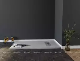 Душевой поддон Aquanet Delight 140х90 из искусственного камня 258885 Серый