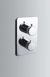 Душевая система Allen Brau Priority 5.31014-00 для ванны с изливом, термостатическая, встраиваемая, Хром