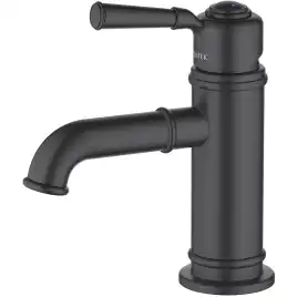 Смеситель для раковины Aquatek Классик AQ1510MB, однорычажный, цвет Черный матовый