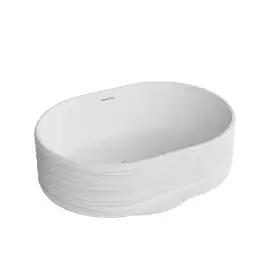 Раковина KERAMA MARAZZI ARTBASIN Sabbia накладная, 50 см, белая матовая, SA.wb.50\WHT.M