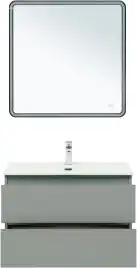 Тумба под раковину Aquanet Вега 2.0 80 мисти грин, подвесная, 337961