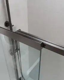 Душевая шторка на ванну CEZARES SLIDER-VF-11-90/150-C-GM стекло Прозрачное, профиль Оружейная сталь