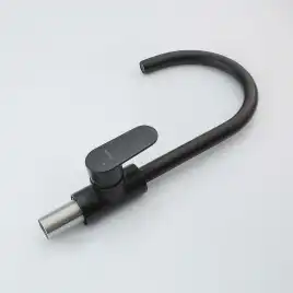 Смеситель для кухни Aquatek Ника AQ1882MB, Черный матовый