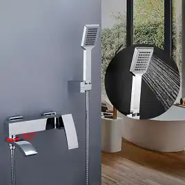 Смеситель для ванны Gappo G3207 с коротким изливом, Хром