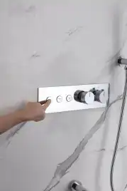 Смеситель для ванны с душем Allen Brau Liberty 5.33003-00 встраиваемый, с внутренней частью, Хром