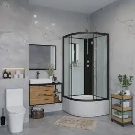 Душевая кабина Niagara Classic 100х100х240 NG-6709-14BKT высокий поддон, без гидромассажа, 67091414BKT