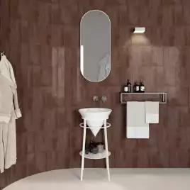 Раковина Kerama Marazzi CONO встраиваемая сверху 44, белая глянцевая, CO.wbi.44