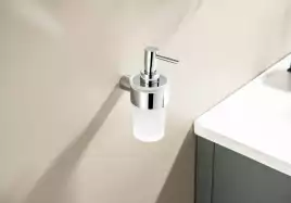 Дозатор для жидкого мыла Aquatek Лира AQ4405CR, Хром