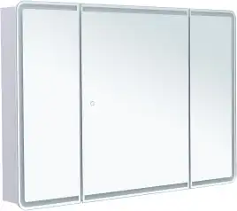 Зеркальный шкаф Aquanet Оптима 120 с LED подсветкой, 341429