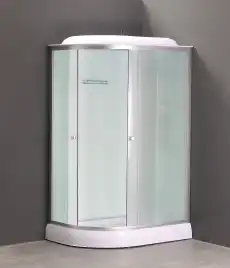 Душевая кабина Loranto 120х80 низкий поддон, матовое стекло, профиль Хром, CS-66121R F 120