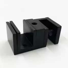 Душевой уголок Vincea Slim-N 90х90 VSS-4SN900CLB, дверь раздвижная, профиль черный, стекло прозрачное