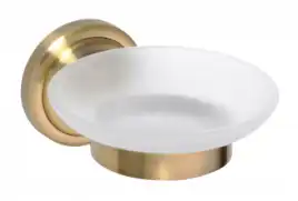 Мыльница стеклянная 11 см BEMETA RETRO бронза 144108027