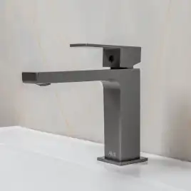 Смесители для раковины AVS Cube 811-200-GM, оружейная сталь