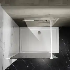 Душевая перегородка Azario 110 AZ-251-110-MGR-CRF, профиль графит матовый, стекло Рифленое