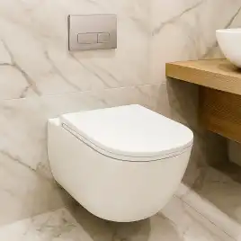 Унитаз подвесной Azario FOTE AZ-116-UQ3 подвесной, безободковый, со смывом 