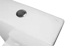 Унитаз напольный Azario Iris AZ-8353 безободковый, с бачком и сидением микролифт, Белый глянцевый