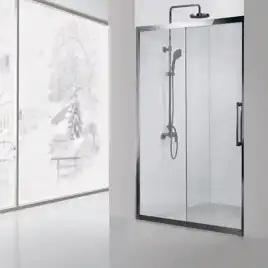 Душевая дверь Aquanet Delta 120 см, NPE6121, профиль Хром, стекло Прозрачное