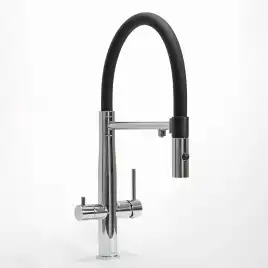 Смеситель для кухни с гибким изливом AVS PureRiver хром, 811-170-CR