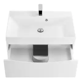 Тумба под раковину BelBagno MARINO-700-2C-SO-BL-P подвесная Bianco Lucido