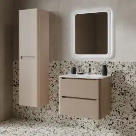 Тумба с раковиной IDDIS Edifice 60, подвесная, Капучино, EDI60C0i95K