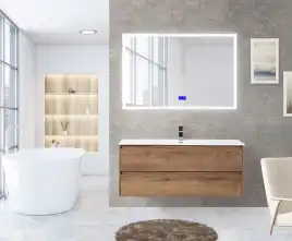 Зеркало BelBagno SPC-GRT 120х80 SPC-GRT-1200-800-LED-TCH-RAD с подстветкой, сенсорный выключатель, с Bluetooth, цифровым термометром и радио