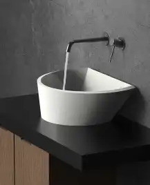 Смеситель для раковины AVS Slimmer 811-102-GM встраиваемый, с внутренней частью, оружейная сталь