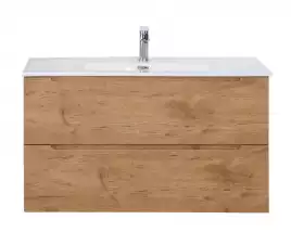 Тумба под раковину BelBagno ETNA-800-2C-SO-RN-P подвесная Rovere Nature