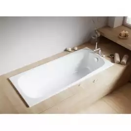 Акриловая ванна Whitecross Layla Slim 180х80 0122.180080.100 с тонким бортом, встраиваемая, Белая