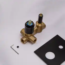 Встраиваемая душевая система AVS CUBE 811-221-MB, черный матовый