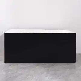 Акриловая ванна Azario LAGO BLANCO BLACK 170х75 AZ-6724-1CRB 17075, асимметричная, правая