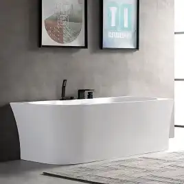 Акриловая ванна Abber 170х78 AB9335-1.7 R, отдельностоящая, Белая глянцевая