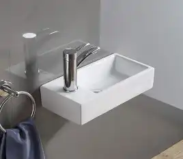 Умывальник CeramaLux 9048DR 405х200х100 Подвесная цвет Белый